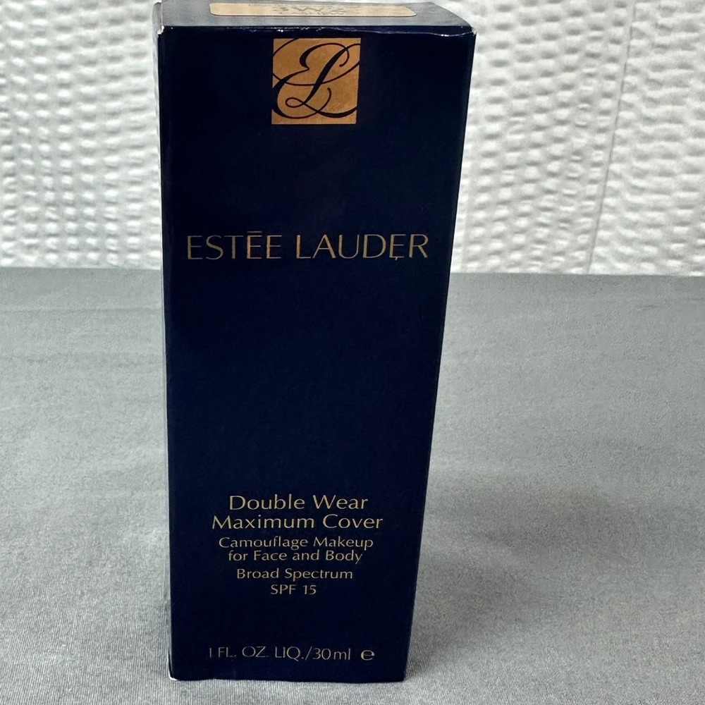 Estee Lauder Double Wear Maximum Cover Camouflage Makeup SPF 15 1oz 3W2 Cashew